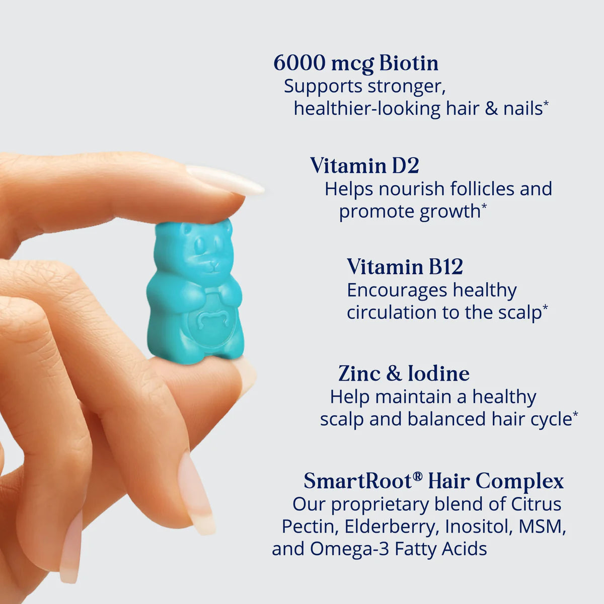 Oriva Labs® Hair Vegan Vitamin Gummies